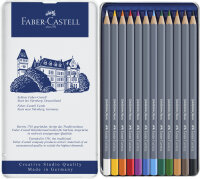 Faber-Castell Goldfaber Aqua Farbstifte 12er Metalletui