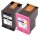 Peach Spar Pack Tintenpatronen kompatibel mit HP No. 62XL, C2P05AE, C2P07AE black + color PI300-671