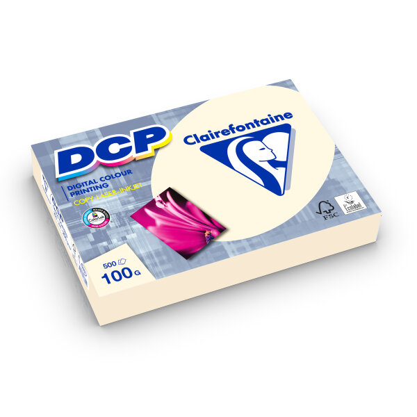 Clairefontaine DCP Ivory elfenbein digital color printing 100g/m² DIN-A3 2000 Blatt 1862C