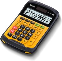 CASIO WM-320MT Tischrechner kompakt spritzwasser-/staubgeschützt, Tastatur abnehmbar + waschbar