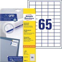 AVERY Zweckform 3666-10 Universal-Etiketten (A4, Papier...