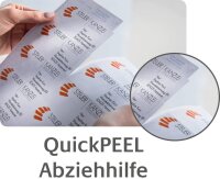 AVERY Zweckform 3658-10 Adressaufkleber (mit ultragrip,  64,6 x 33,8 mm auf DIN A4, Papier matt, bedruckbare, selbstklebende Adressetiketten, 240 Klebeetiketten auf 10 Blatt) weiß