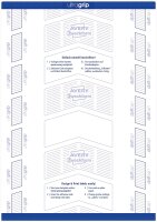 AVERY Zweckform 6119 Universal Etiketten (25 plus 5 Klebeetiketten extra, 210x297mm auf A4, Papier matt, bedruckbare Versandetiketten, selbstklebende Versandaufkleber mit ultragrip) 30 Blatt, weiß