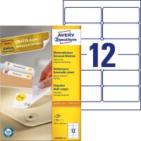 AVERY Zweckform L4743REV-100 Universal Etiketten (1.200...