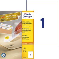 AVERY Zweckform L4735REV-100 Universal Etiketten (100...