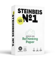 Steinbeis No 1 - Classic White 80g/m² DIN-A4 2500 Blatt 100% Recycling