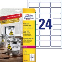 AVERY Zweckform L4773-8 Wetterfeste Folienetiketten...