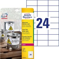 AVERY Zweckform L4718-20 Wetterfeste Folienetiketten...