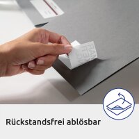 AVERY Zweckform L7651Y-25 leuchtend neon-gelbe Etiketten (38,1x21,2mm auf DIN A4, ablösbar, selbstklebend, bedruckbar, farbige Klebeetiketten zum auffälligen Kennzeichnen) 1.650 Aufkleber auf 25 Blatt