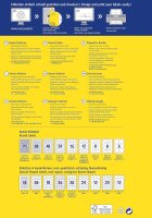 AVERY Zweckform L7104REV-25 runde Etiketten (zum Bedrucken, selbstklebend, Ø 60 mm, A4, 300 Aufkleber auf 25 Blatt, wieder haftende Klebepunkte zum Kennzeichnen von Unterlagen, Produkten) weiß