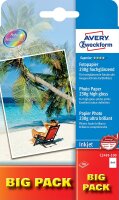 AVERY Zweckform C2495-100 Superior Inkjet Fotopapier (A6, einseitig beschichtet, hochglänzend, 230 g/m², 100 Blatt)