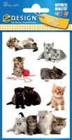 AVERY Zweckform 55971 Papier-Sticker Katzen 21 Aufkleber...