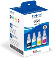 Epson C13T664640 Tinte (4) Cyan, Magenta, gelb, schwarz...