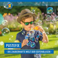 Pustefix Seifenblasen Set I 5 x Kleinpackung Klassik I Bunte Rainbow Bubbles Made in Germany I Seifenblasen für Hochzeit, Kindergeburtstag, Standesamt, Polterabend I 5 x 42 ml Vorteilspack