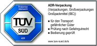 Kraftstoff-Kanister 812873 STANDARD 10l für Benzin, Diesel und andere Gefahrgüter, UN-Zulassung, made in Germany, TÜV-geprüfter Produktion, Rot