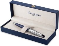 Waterman Expert Kugelschreiber | Metall und blaue...