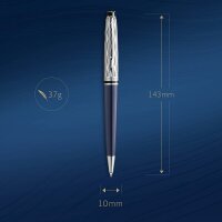 Waterman Expert Kugelschreiber | Metall und blaue...