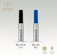 Parker Nachfüllmine für Rollerball mit mittlerer Spitze | schwarz