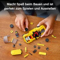LEGO 76901 Speed Champions Toyota GR Supra Rennwagen, Spielzeugauto, Modellauto zum selber Bauen