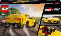 LEGO 76901 Speed Champions Toyota GR Supra Rennwagen, Spielzeugauto, Modellauto zum selber Bauen
