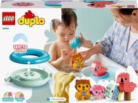 LEGO 10966 DUPLO Badewannenspaß: Schwimmende Tierinsel, Badespielzeug für Babys und Kleinkinder von 1,5 - 3 Jahre, Badewannenspielzeug, Lernspielzeug für Jungen und Mädchen