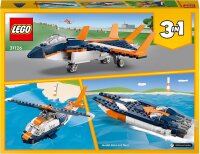 LEGO 31126 Creator 3-in-1 Überschalljet, Flugzeug...