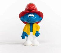 schleich 20833 Feuerwehr Schlumpf, für Kinder ab 3+ Jahren, The Smurfs - Pre School Smurfs Figurines