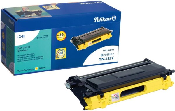 Pelikan Toner kompatibel mit Brother TN-135Y yellow