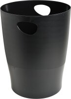 Exacompta, Papierkorb Ecobin, 15 Liter, ECOBlack - Schwarz