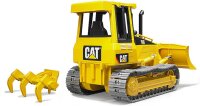 bruder 02443 - Cat Kettendozer inklusive Heckadapter - 1:16 BAU-Fahrzeug Baustelle Baumaschine Planierraupe Spielzeug