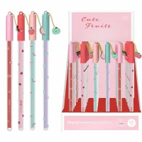 Radierbarer Stift Cute Fruits 4fach sortiert Erdbeere