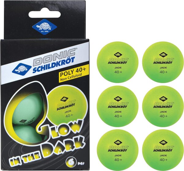 Donic-Schildkröt TT-Ball Glow IN The Dark Poly