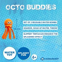 Schildkröt® Octo Buddies, Wassertiere mit Wasserbombeneffekt, Wasserspielzeug für Kinder ab 3 Jahren, Ideal für Pool, Schwimmbad, Badewanne