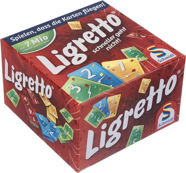 Schmidt Spiele 01301 - Ligretto rot, Kartenspiel