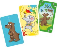 Schmidt Spiele 75058 Mauseschlau & Bärenstark, Bewegungs Mau, Kinderkartenspiel