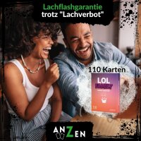 LOL FAMILY – Lachen verboten | Kartenspiel-e & Gesellschaftsspiel-e ab 8-10 Jahre-n | Geschenk-e für Mädchen und Jungen | Familienspiel | LOL Spiel | Ostergeschenk-e 2024 | Kinderspiel | Reisespiel