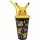 Kids Licensing Trinkflasche mit 3D Topper und Trinkhalm 500ml, Pokémon