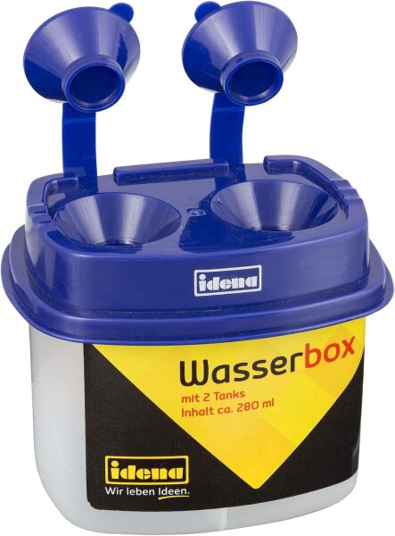 Idena 60049 - Wasserbox mit 2 Tanks, Transparent/blau, 1 Stück