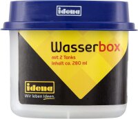 Idena 60049 - Wasserbox mit 2 Tanks, Transparent/blau, 1 Stück