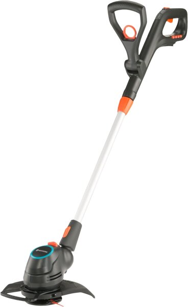 Gardena Akku-Trimmer ComfortCut 23/18V P4A ohne Akku: Rasentrimmer mit 230 mm Schnittkreis, Teleskopstiel und schwenkbarer Trimmerkopf (14701-55)