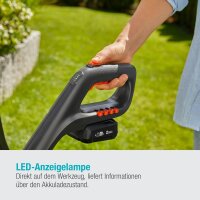 Gardena Akku-Trimmer ComfortCut 23/18V P4A ohne Akku: Rasentrimmer mit 230 mm Schnittkreis, Teleskopstiel und schwenkbarer Trimmerkopf (14701-55)