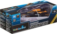 Revell Control 24136 Spring Tide I Ferngesteuertes RC Boot I für Kinder und Erwachsene ab 8 Jahren I Mit LI-ION Akku für Stundenlangen Spaß I GHz Fernsteuerung I Ideal für Einsteiger