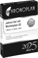 Chronoplan 50205 Kalendereinlage 2025 (Jahres-Set A5...