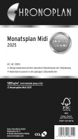 Chronoplan 50515 Kalendereinlage 2025 (Monatsplan Midi...