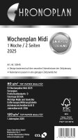 Chronoplan 50545 Kalendereinlage 2025 (Wochenplan Midi...