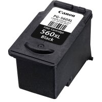 Canon Originaltinte PG-560XL, Größe XL, Schwarz, Recyclebare Verpackung