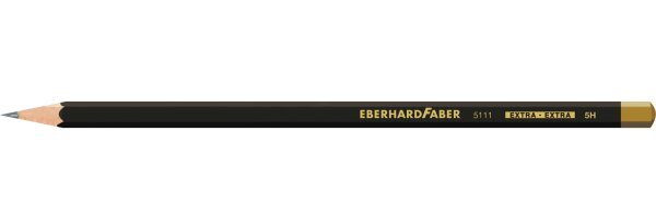 Eberhard Faber 511115 Bleistift Extra schwarz 5H