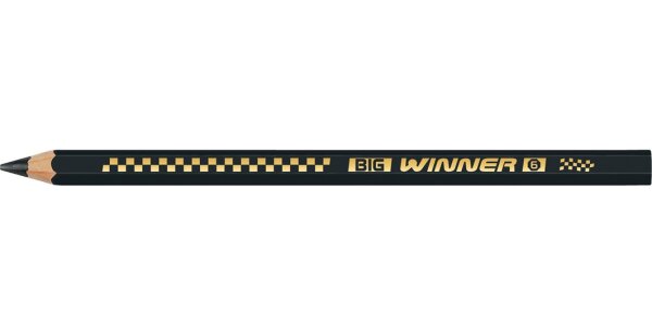 Eberhard Faber 518799 Buntstift BIG Winner schwarz, 6 mm, schwarz