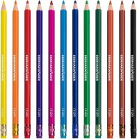 Eberhard Faber 514817 - Buntstifte Set Colori, 12 radierbare Buntstifte, hexagonale Form