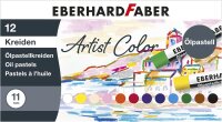 Eberhard Faber 522012 - Ölpastellkreide Artist Color, 12 bruchsichere Ölkreiden 11 mm Durchmesser